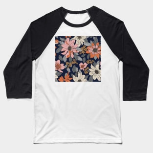 Pretty Floral Baseball T-Shirt